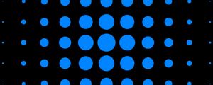 Preview wallpaper circles, shapes, blue, abstraction