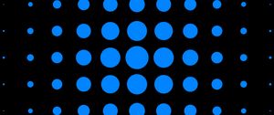 Preview wallpaper circles, shapes, blue, abstraction