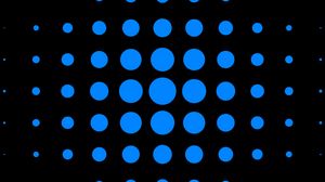 Preview wallpaper circles, shapes, blue, abstraction