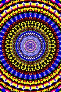 Preview wallpaper circles, shapes, fractal, colorful, abstraction
