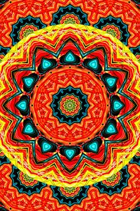 Preview wallpaper circles, shapes, fractal, abstraction, bright