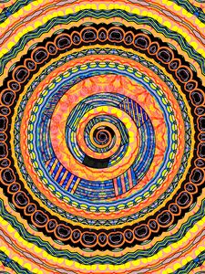 Preview wallpaper circles, shapes, fractal, abstraction, mandala