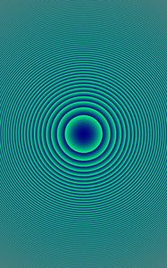 Preview wallpaper circles, shapes, optical illusion, abstraction, blue