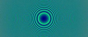 Preview wallpaper circles, shapes, optical illusion, abstraction, blue