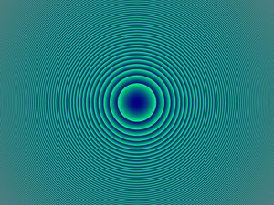 Preview wallpaper circles, shapes, optical illusion, abstraction, blue