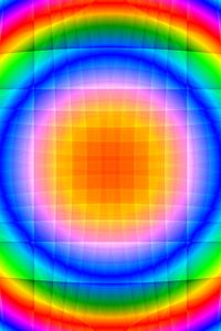 Preview wallpaper circles, shapes, rainbow, colorful, abstraction