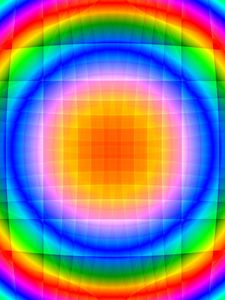 Preview wallpaper circles, shapes, rainbow, colorful, abstraction