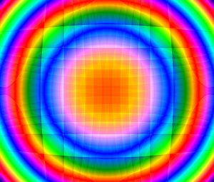 Preview wallpaper circles, shapes, rainbow, colorful, abstraction