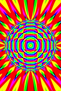 Preview wallpaper circles, shapes, rays, abstraction, bright