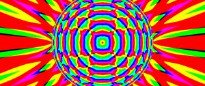 Preview wallpaper circles, shapes, rays, abstraction, bright