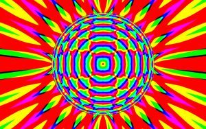 Preview wallpaper circles, shapes, rays, abstraction, bright