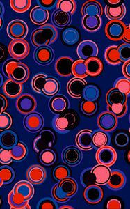 Preview wallpaper circles, shapes, texture, colorful