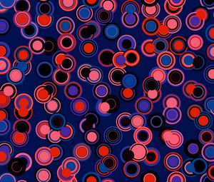 Preview wallpaper circles, shapes, texture, colorful