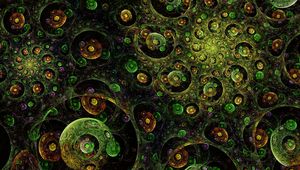 Preview wallpaper circles, spirals, shapes, transparent, fractal