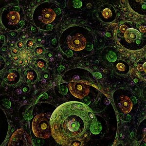 Preview wallpaper circles, spirals, shapes, transparent, fractal