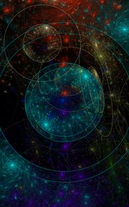Preview wallpaper circles, spirals, transparent, abstraction
