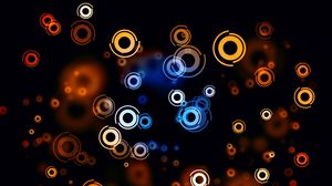 Preview wallpaper circles, spots, colorful
