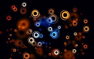 Preview wallpaper circles, spots, colorful