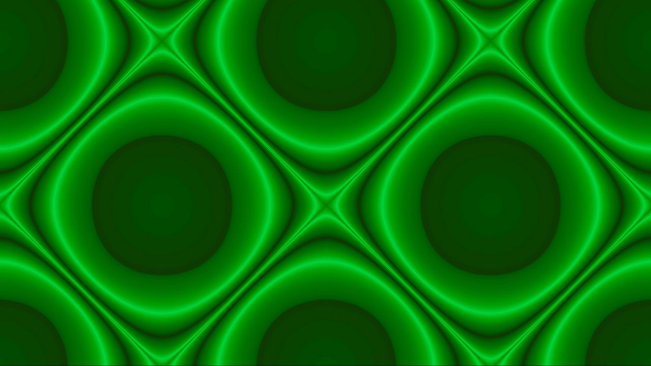 Wallpaper circles, squares, shapes, green, geometric
