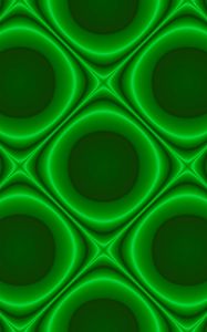 Preview wallpaper circles, squares, shapes, green, geometric