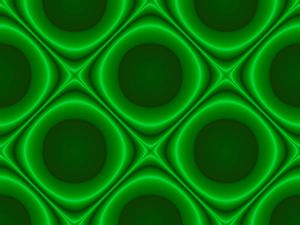Preview wallpaper circles, squares, shapes, green, geometric