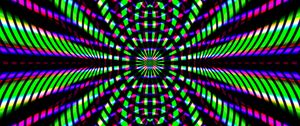 Preview wallpaper circles, stripes, lines, rays, bright, abstraction