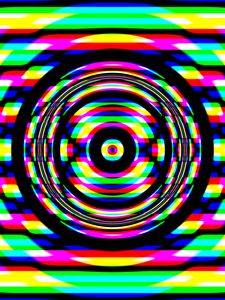Preview wallpaper circles, stripes, shapes, abstraction, bright