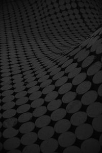 Preview wallpaper circles, surface, black, wavy