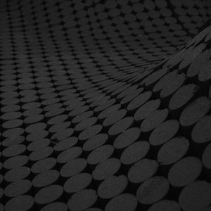 Preview wallpaper circles, surface, black, wavy