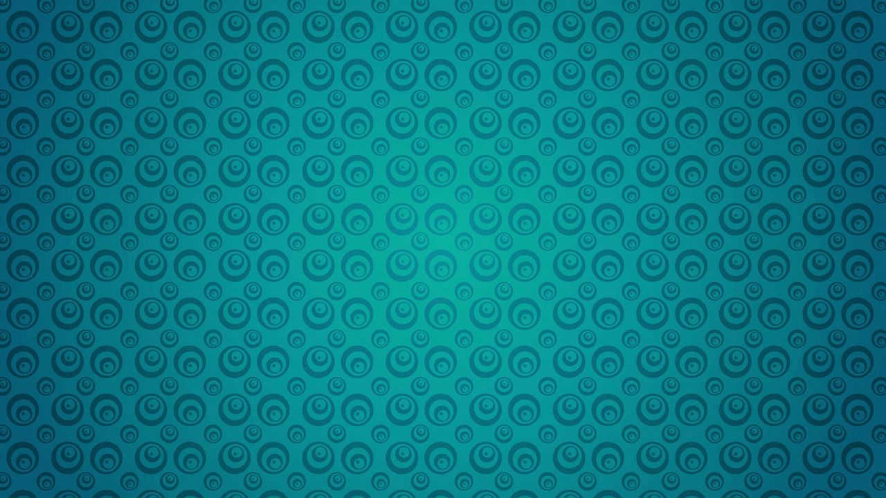 Wallpaper circles, turquoise, texture, pattern, surface