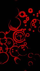 Preview wallpaper circles, white, red, patterns