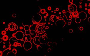 Preview wallpaper circles, white, red, patterns