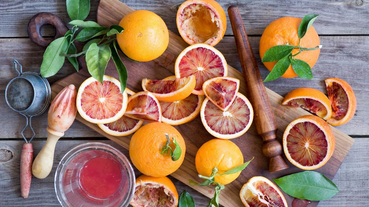 Wallpaper citrus, oranges, grapefruit, dishes, juice