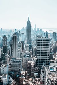 Preview wallpaper city, aerial view, architecture, buildings, metropolis, cityscape, new york