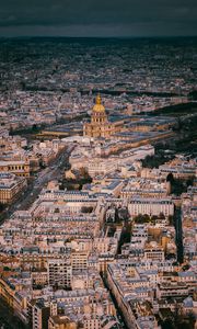 Preview wallpaper city, aerial view, architecture, buildings, overview