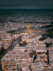 Preview wallpaper city, aerial view, architecture, buildings, overview