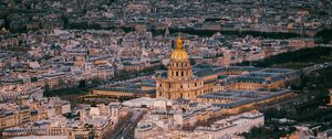 Preview wallpaper city, aerial view, architecture, buildings, overview