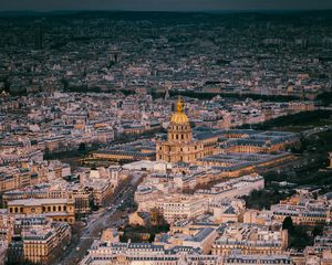 Preview wallpaper city, aerial view, architecture, buildings, overview