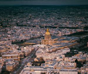 Preview wallpaper city, aerial view, architecture, buildings, overview