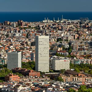 Preview wallpaper city, aerial view, architecture, buildings, cityscape