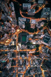 Preview wallpaper city, aerial view, buildings, architecture, overview