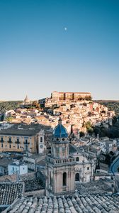 Preview wallpaper city, aerial view, buildings, architecture, ragusa, italy