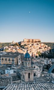 Preview wallpaper city, aerial view, buildings, architecture, ragusa, italy