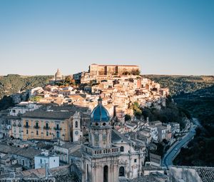 Preview wallpaper city, aerial view, buildings, architecture, ragusa, italy