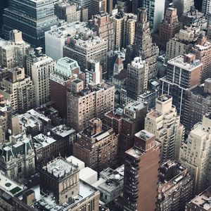 Preview wallpaper city, aerial view, buildings, metropolis