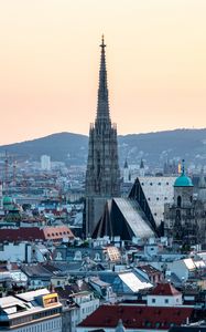 Preview wallpaper city, aerial view, buildings, architecture, old