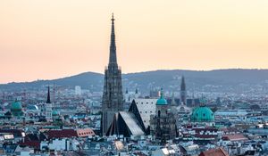 Preview wallpaper city, aerial view, buildings, architecture, old