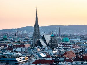 Preview wallpaper city, aerial view, buildings, architecture, old
