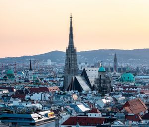 Preview wallpaper city, aerial view, buildings, architecture, old