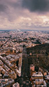 Preview wallpaper city, aerial view, buildings, cityscape, metropolis